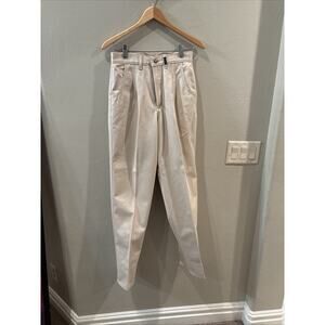 Vintage Authentic Rockies Jeans Wear High Waisted Pleated Khaki Jeans. Sze 28x34